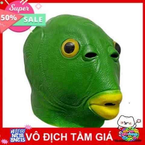 Mặt Nạ Silicon Cá Da Xanh - Mặt Nạ Ếch Vui Nhộn Cho Cosplay, Tiệc Hóa Trang & Lễ Hội - Phụ Kiện Thú Vị Cho Mọi Lứa Tuổi