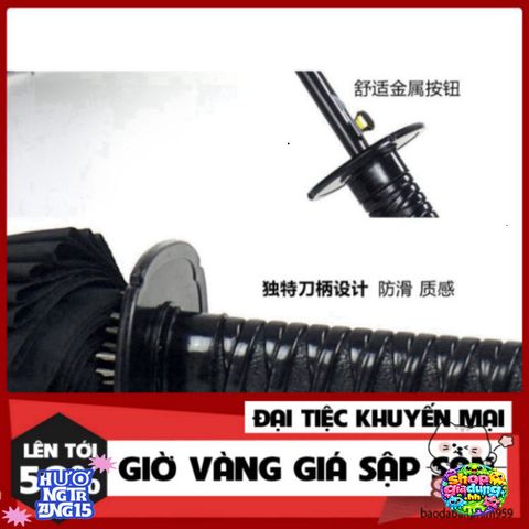 Ô Dù Kiếm Nhật Katana Cao Cấp - Ô Chống Mưa Sang Trọng Với Thiết Kế Hình Thanh Kiếm - Quà Tặng Găng Tay Phượt Thủ