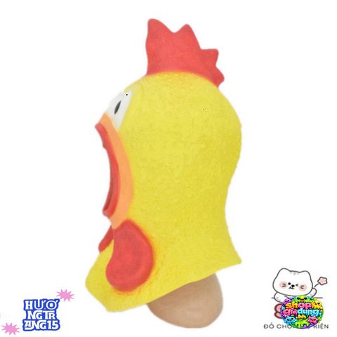 Mặt Nạ Gà Trống Hài Hước - Đạo Cụ Tiệc Tùng Độc Đáo Cho Halloween và Lễ Hội - Phụ Kiện Thời Trang Vui Nhộn