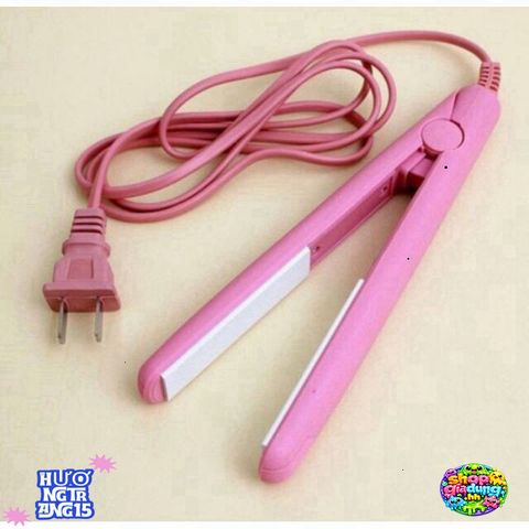 Máy Là Tóc Mini Ceramic - Tạo Kiểu Xoăn Dễ Dàng, Công Suất 30W, Bảo Hành 3 Tháng, Thích Hợp Du Lịch