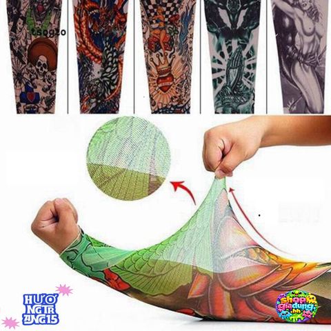 Áo Bọc Tay Chống UV Xăm Độc Đáo - Protector Ngoài Trời Có Khả Năng Co Giãn, An Toàn Cho Da, Phong Cách Streetwear