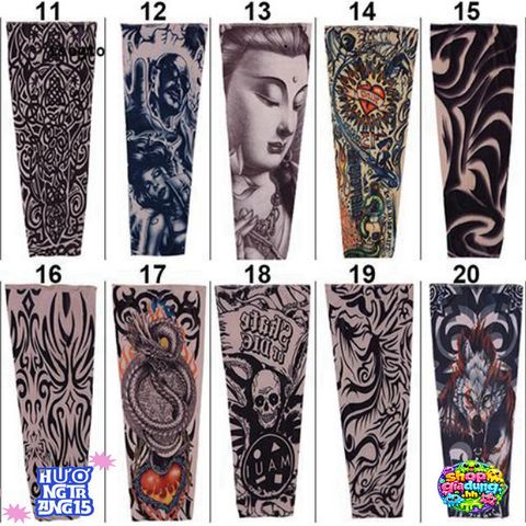 Áo Bọc Tay Chống UV Xăm Độc Đáo - Protector Ngoài Trời Có Khả Năng Co Giãn, An Toàn Cho Da, Phong Cách Streetwear