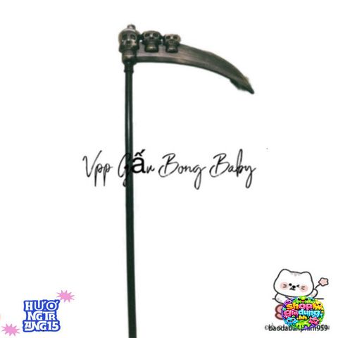 Bộ Trang Phục Hóa Trang Thần Chết Halloween - Áo Bộ Xương + Mặt Nạ Ma + Lưỡi Hái 1m - Phụ Kiện Cuốn Hút Cho Lễ Hội Ma Quái