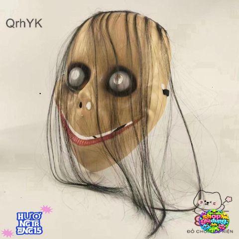 Mặt Nạ Halloween Ma Nữ Độc Đáo - Phụ Kiện Cosplay Bằng Chất Liệu ABS Bền Chắc, Thích Hợp Cho Lễ Hội Hóa Trang