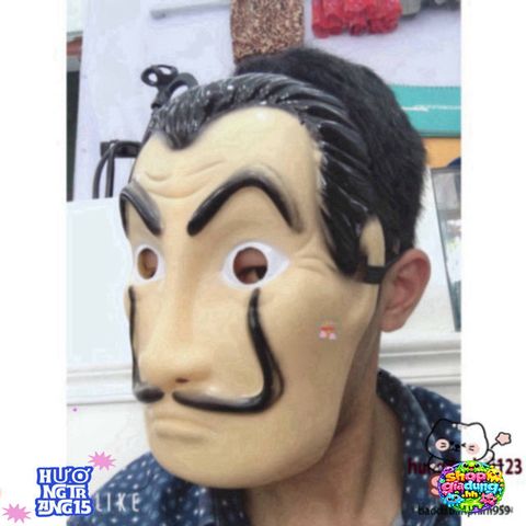 Mặt Nạ Hóa Trang Queen Salvador Dali - Phụ Kiện Đỉnh Cao - Tiệc Halloween, Money Heist La Casa de Papel