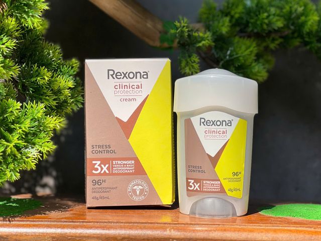 Lăn Khử Mùi Kem Rexona Clinical Protection Stress Control 48g - Hỗ Trợ Kiểm Soát Mồ Hôi, Mùi Cơ Thể, Sản Phẩm Úc Dùng Hàng Ngày