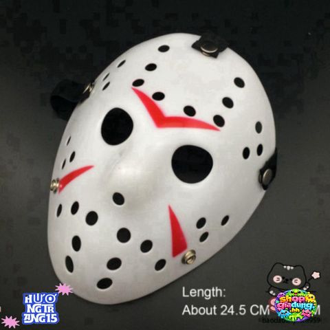 Mặt nạ Jason Halloween - Phụ kiện Cosplay Kinh Dị Độc Đáo, Dùng Cho Halloween và Tiệc Hóa Trang, Tái Sử Dụng, Chất Liệu Bền Bỉ