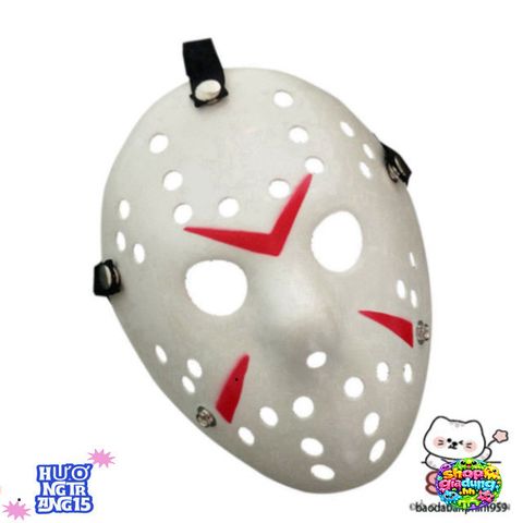 Mặt nạ Jason Halloween - Phụ kiện Cosplay Kinh Dị Độc Đáo, Dùng Cho Halloween và Tiệc Hóa Trang, Tái Sử Dụng, Chất Liệu Bền Bỉ