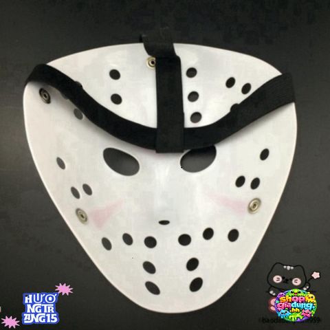 Mặt nạ Jason Halloween - Phụ kiện Cosplay Kinh Dị Độc Đáo, Dùng Cho Halloween và Tiệc Hóa Trang, Tái Sử Dụng, Chất Liệu Bền Bỉ
