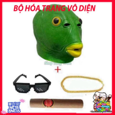 Mặt Nạ Silicon Ếch Xanh Lá Hài Hước - Phụ Kiện Cosplay Halloween Độc Đáo, Tạo Ấn Tượng Mạnh Mẽ Trong Các Sự Kiện Vui Chơi