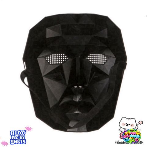 Mặt Nạ Nhập Vai Boss Squid Game - Phụ Kiện Cosplay Độc Đáo Dành Cho Người Hâm Mộ Trò Chơi và Halloween
