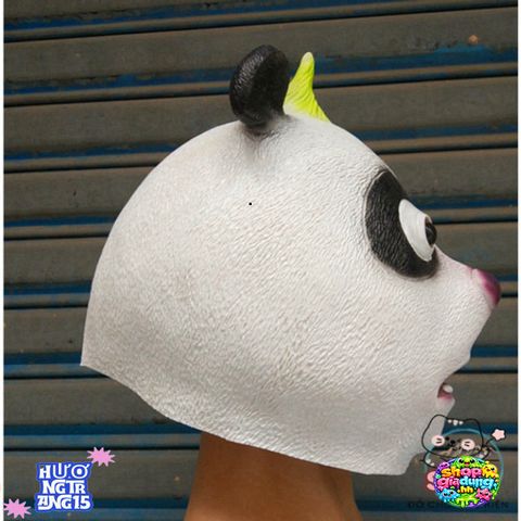 Mặt Nạ Gấu Trúc Ngáo Hoá Trang Con Panda - Đạo Cụ Halloween Độc Đáo, Chất Liệu Latex Thoải Mái, Phù Hợp Tiệc Tùng và Sự Kiện
