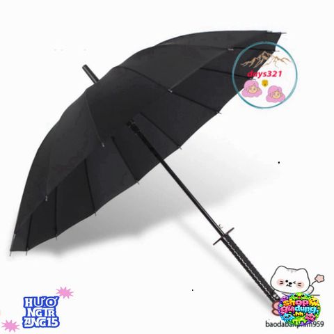 Ô Dù KATANA phong cách Nhật Bản - Ô Che Mưa Cán Kiếm Độc Đáo, Chất Liệu Bền Bỉ, Quà Tặng Thời Trang Sáng Tạo