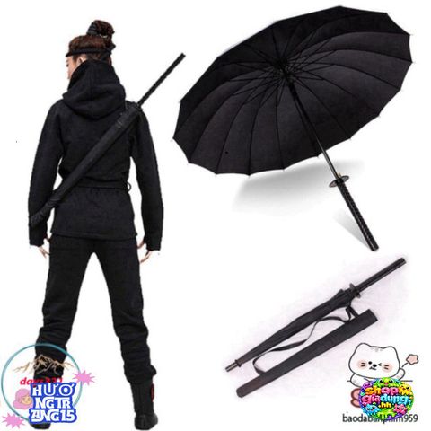Ô Dù KATANA phong cách Nhật Bản - Ô Che Mưa Cán Kiếm Độc Đáo, Chất Liệu Bền Bỉ, Quà Tặng Thời Trang Sáng Tạo
