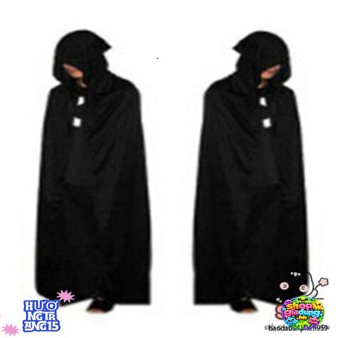Bộ Trang Phục Hóa Trang Thần Chết Cao Cấp - Trang Phục Halloween Cho Nam Nữ Kèm Mặt Nạ & Găng Tay, Tham Gia Tiệc Đầy Huyền Bí