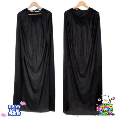 Bộ Trang Phục Hóa Trang Thần Chết Cao Cấp - Trang Phục Halloween Cho Nam Nữ Kèm Mặt Nạ & Găng Tay, Tham Gia Tiệc Đầy Huyền Bí