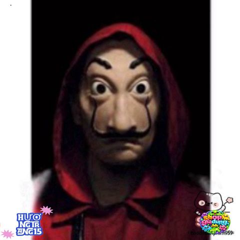 Mặt Nạ Hóa Trang Salvador Dali - Biểu Tượng La Casa De Papel, Độc Đáo Cho Halloween và Tiệc Tùng, An Toàn và Thân Thiện Với Môi Trường