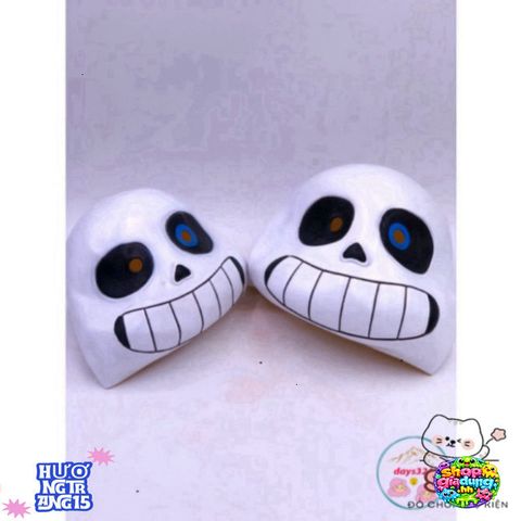 Mặt Nạ Mắt Xanh Undertale Sans 3D - Phụ Kiện Cosplay Độc Đáo Cho Halloween, Lễ Hội Và Sự Kiện Hóa Trang