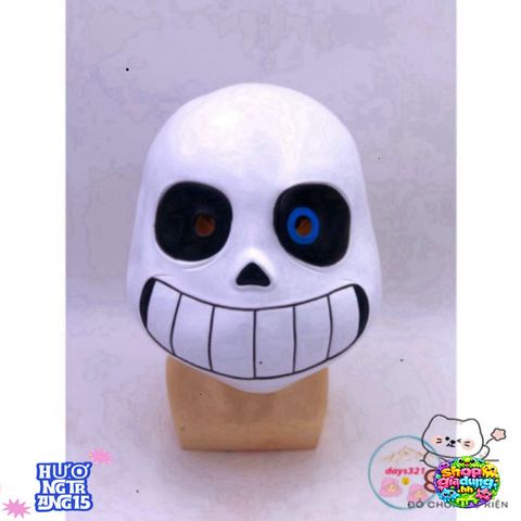 Mặt Nạ Mắt Xanh Undertale Sans 3D - Phụ Kiện Cosplay Độc Đáo Cho Halloween, Lễ Hội Và Sự Kiện Hóa Trang