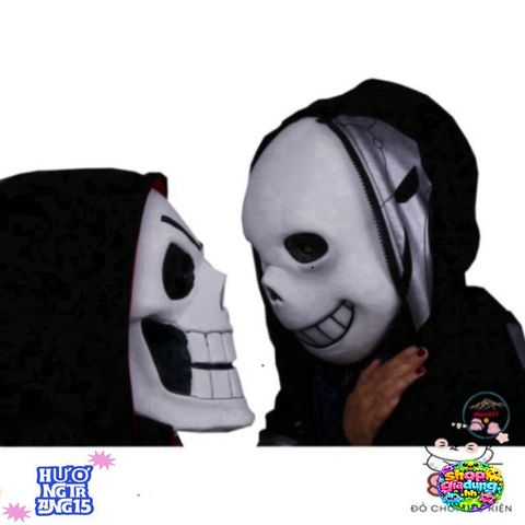 Mặt Nạ Mắt Xanh Undertale Sans 3D - Phụ Kiện Cosplay Độc Đáo Cho Halloween, Lễ Hội Và Sự Kiện Hóa Trang