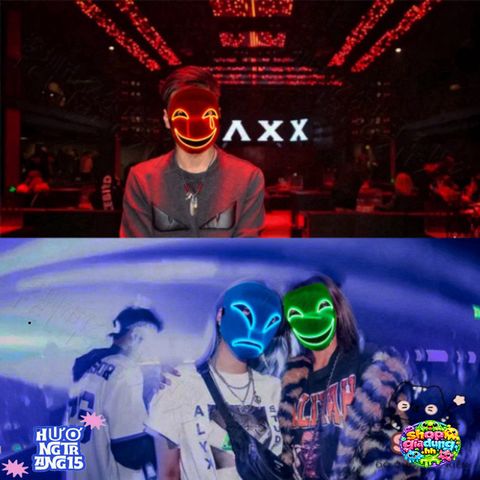 Mặt Nạ Phát Sáng LED Thiên Thần Đen Trắng - Phụ Kiện Halloween Độc Đáo Cho Tiệc Tùng