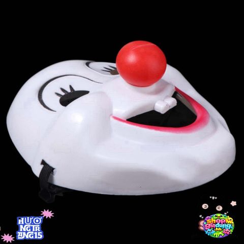 Mặt Nạ Hề Halloween PVC Đỏ - Phụ Kiện Hóa Trang Đáng Sợ Cho Gia Đình - Tham Gia Tiệc Hóa Trang, Sự Kiện Cosplay