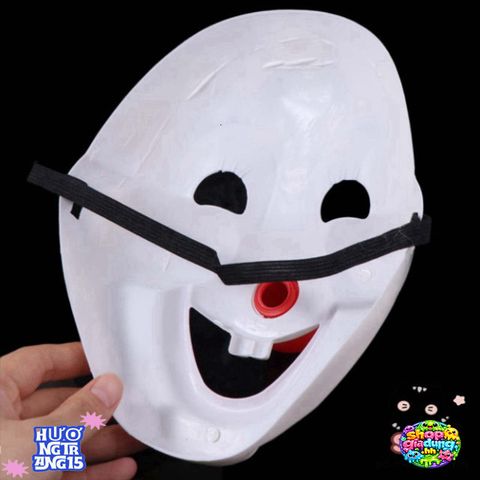 Mặt Nạ Hề Halloween PVC Đỏ - Phụ Kiện Hóa Trang Đáng Sợ Cho Gia Đình - Tham Gia Tiệc Hóa Trang, Sự Kiện Cosplay