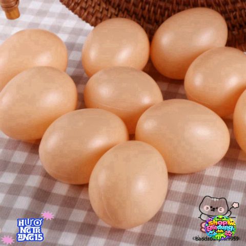 Bộ 10 Trứng Giả LINHU An Toàn Cho Trẻ - Đồ Chơi Sáng Tạo, Giúp Phát Triển Kỹ Năng Nấu Ăn Và Khả Năng Tưởng Tượng Trong Chơi Đùa