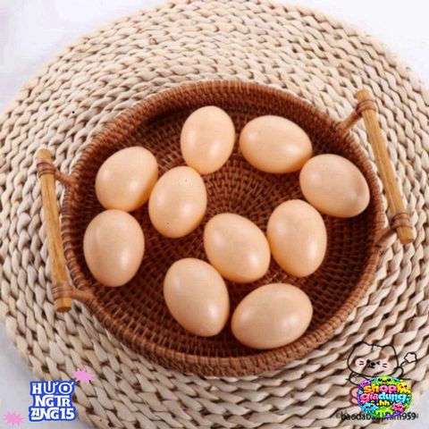Bộ 10 Trứng Giả LINHU An Toàn Cho Trẻ - Đồ Chơi Sáng Tạo, Giúp Phát Triển Kỹ Năng Nấu Ăn Và Khả Năng Tưởng Tượng Trong Chơi Đùa