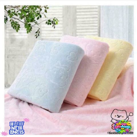 Bộ 5 Khăn Tắm Xuất Nhật Bản Cao Cấp 140x70cm - Màu Sắc Ngẫu Nhiên, Siêu Thấm Hút, Chất Liệu Microfiber Nano êm Ái
