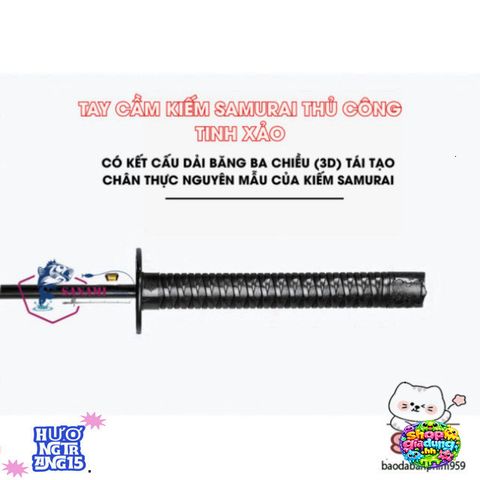 Ô Dù Kiếm Nhật Bản Katana - Dù Che Nắng, Che Mưa Độc Đáo và Bền Bỉ, Phong Cách Vintage Samurai, Quà Tặng Thú Vị Cho Fan Anime