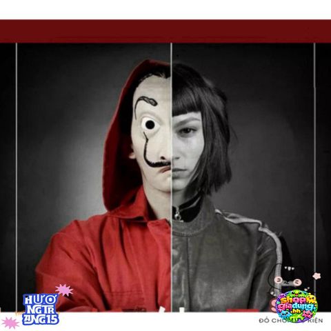Mặt Nạ Queen Salvador Dali - Money Heist - Phụ Kiện Hóa Trang Độc Đáo Cho Tiệc Halloween, Cosplay, và Sự Kiện Đặc Biệt