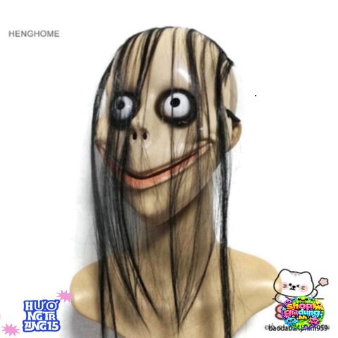 Mặt Nạ Tóc Dài Hài Hước Halloween Henghome - Trang Trí Cosplay Độc Đáo Cho Tiệc Hóa Trang và Bữa Tiệc Ma Quái