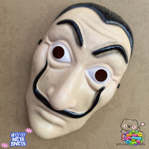 Mặt Nạ Hóa Trang Queen Salvador Dali - Đồ Phụ Kiện Nghệ Thuật Cho Halloween Và Tiệc Tùng, Thân Thiện Với Môi Trường