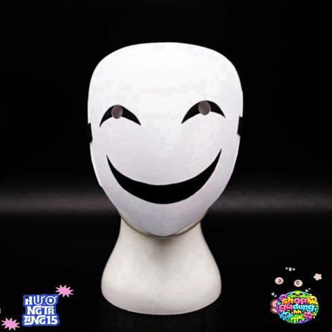 Mặt nạ Cosplay Anime Đen Hiruko - Quà Tặng Halloween Độc Đáo, Thể Hiện Đam Mê Thế Giới Hoạt Hình