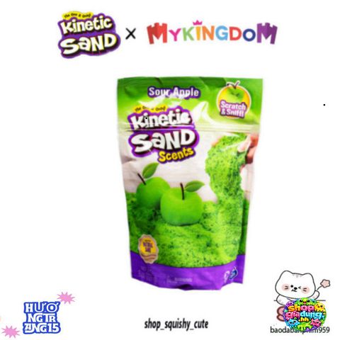 Cát Động Lực Thơm Kinetic Sand - Giải Trí Sáng Tạo An Toàn Cho Trẻ Em 3 Tuổi Trở Lên - Hương Táo, Vanilla, Chocolate, Cherry