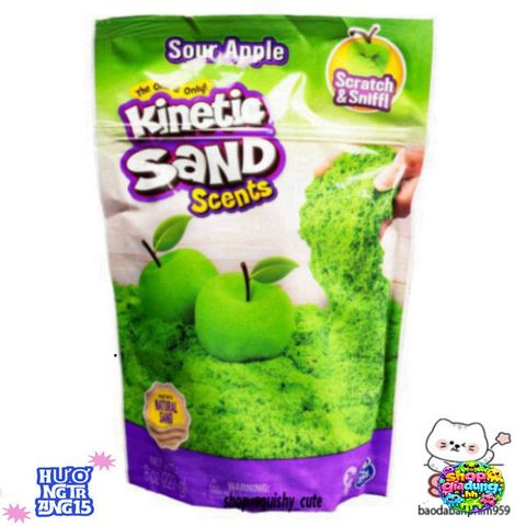 Cát Động Lực Thơm Kinetic Sand - Giải Trí Sáng Tạo An Toàn Cho Trẻ Em 3 Tuổi Trở Lên - Hương Táo, Vanilla, Chocolate, Cherry
