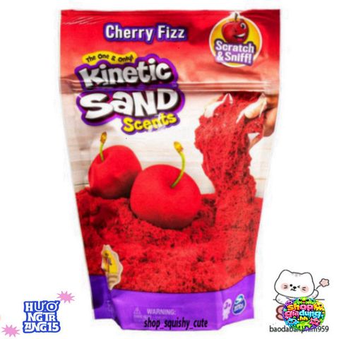 Cát Động Lực Thơm Kinetic Sand - Giải Trí Sáng Tạo An Toàn Cho Trẻ Em 3 Tuổi Trở Lên - Hương Táo, Vanilla, Chocolate, Cherry