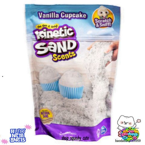 Cát Động Lực Thơm Kinetic Sand - Giải Trí Sáng Tạo An Toàn Cho Trẻ Em 3 Tuổi Trở Lên - Hương Táo, Vanilla, Chocolate, Cherry