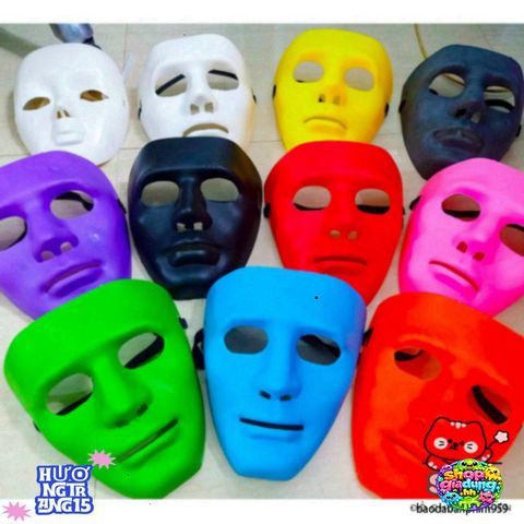 Mặt Nạ Hóa Trang Jabbawockeez 10 Màu - Độc Đáo & Cảm Hứng Hip-Hop cho Halloween và Tiệc Cosplay