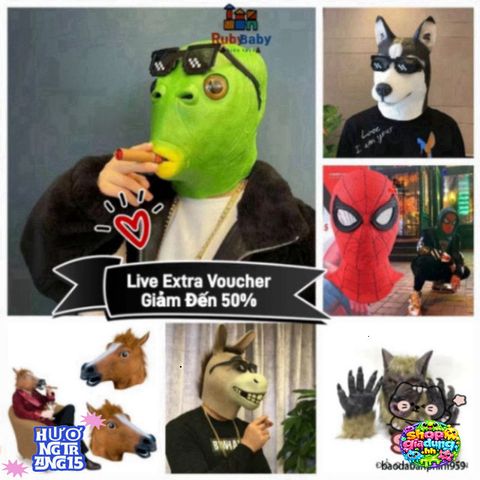 Mặt Nạ Hóa Trang Đầu Ngựa Halloween - Phụ Kiện Cosplay Cho Trẻ Em Độc Đáo, Thú Vị Cho Tiệc Tùng & Lễ Hội