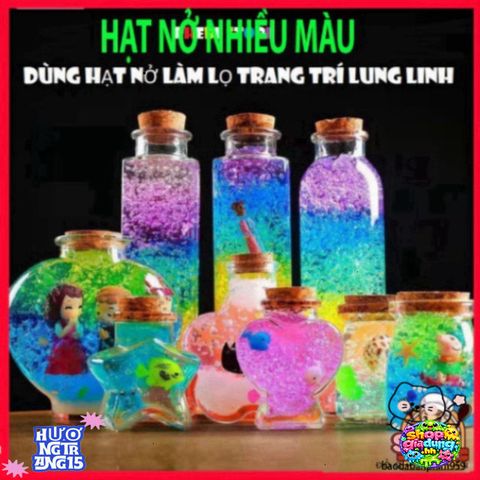 Bộ Hạt Nở Trang Trí Đầy Màu Sắc (5000 Viên, 7-8mm) - Đồ Chơi Giáo Dục An Toàn Cho Trẻ Em Và Trang Trí Cây Cảnh, Bể Cá