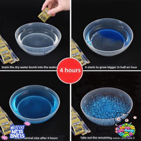 Bộ Hạt Nở Trang Trí Đầy Màu Sắc (5000 Viên, 7-8mm) - Đồ Chơi Giáo Dục An Toàn Cho Trẻ Em Và Trang Trí Cây Cảnh, Bể Cá