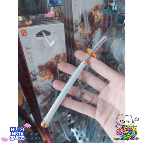 Móc Khóa Kiếm Katana Bằng Kim Loại - Phụ Kiện Nhật Bản Độc Đáo, Quà Tặng Ý Nghĩa cho Tín Đồ Sưu Tập