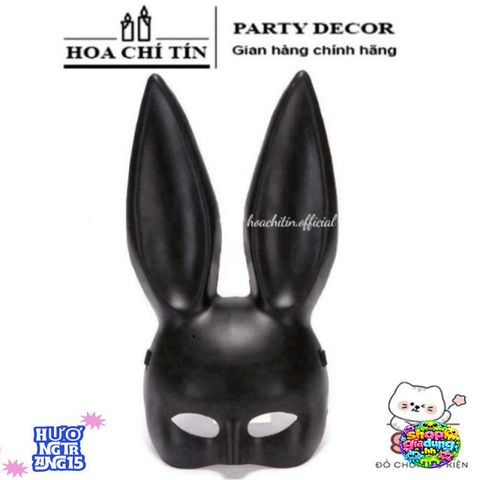 Mặt Nạ Thỏ Bunny Tai Dài - Phụ Kiện Hóa Trang Độc Đáo Cho Tiệc Halloween, Biểu Diễn, Livestream