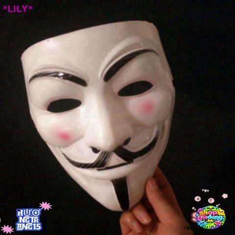 Mặt Nạ V Halloween - Phụ Kiện Hóa Trang Nguyên Bản Cho Tiệc Ma Quái Joker Masquerade - Độc Đáo và Thời Trang