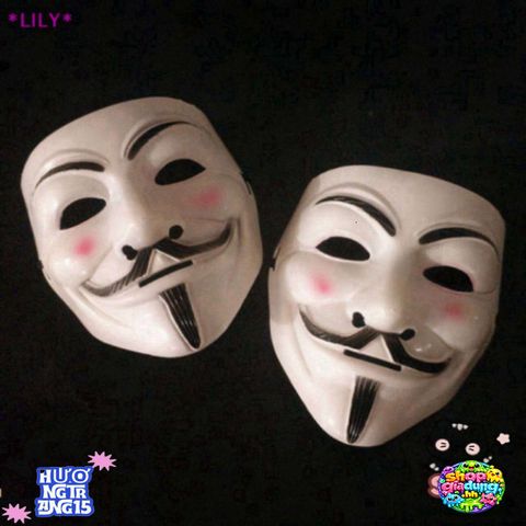 Mặt Nạ V Halloween - Phụ Kiện Hóa Trang Nguyên Bản Cho Tiệc Ma Quái Joker Masquerade - Độc Đáo và Thời Trang