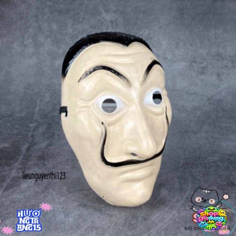 Mặt Nạ Hình Queen Salvador Dali - Phụ Kiện Hóa Trang Độc Đáo Cho Halloween và Lễ Hội - Money Heist Theme