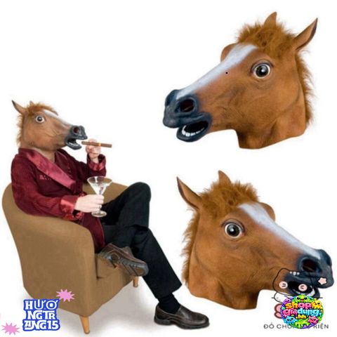 Mặt Nạ Hóa Trang Ngựa Cosplay Halloween - Silicone Đáng Yêu Cho Tiệc Hóa Trang Và Lễ Hội Выбор Thú Vị