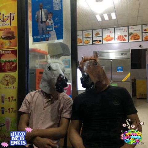 Mặt Nạ Hóa Trang Ngựa Cosplay Halloween - Silicone Đáng Yêu Cho Tiệc Hóa Trang Và Lễ Hội Выбор Thú Vị